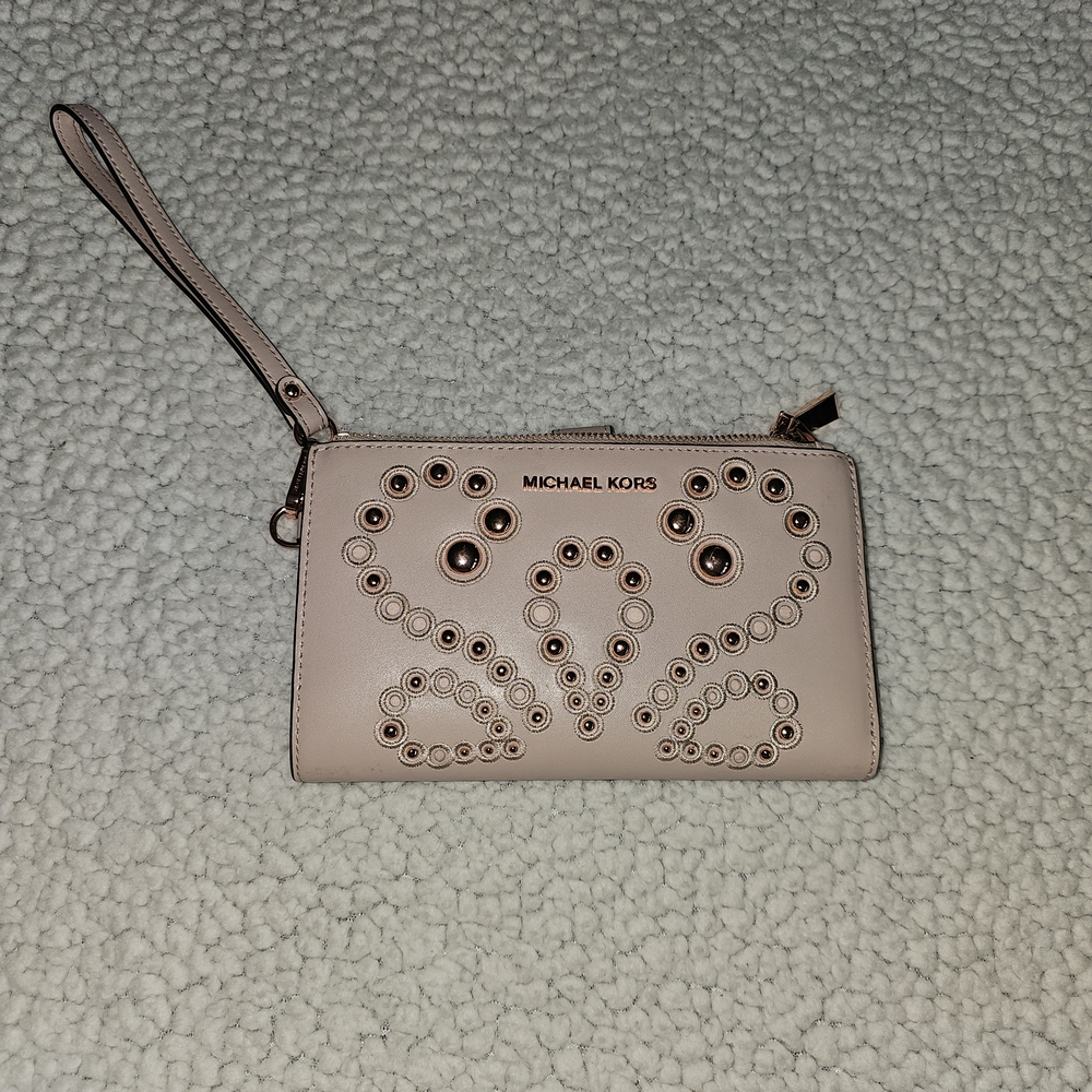 Michael Kors Pink Wristlet Clutch